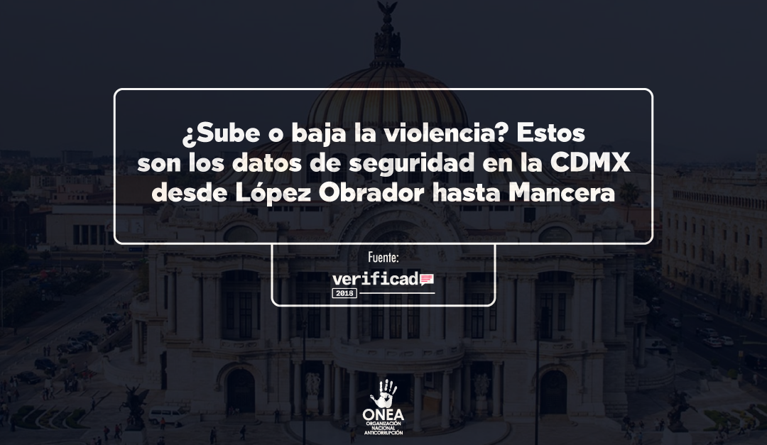 Verificado.mx: ¿Sube o baja la violencia? Estos son los datos de seguridad en la CDMX desde López Obrador hasta Mancera