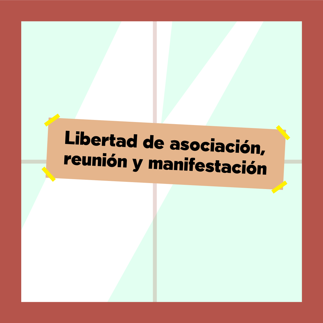 Libertad de asociación, reunión y manifestación